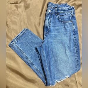 American Eagle Outfitters Light Blue Straight Leg Jeans